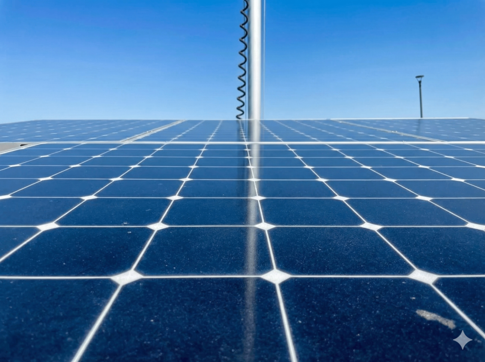 Clean solar panels after cleaning